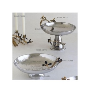 Aluminium Hammered Decorative Bowl Superior Quality Silver Color Chocolates Snacks Serving Bowl For <b>Top</b> Selling - Product Image 2