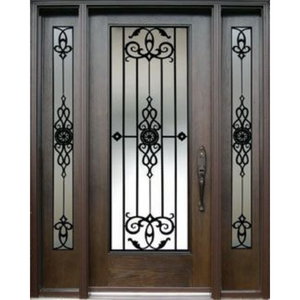 Conception élégante de porte de maison en fer forgé pour les portes de jardin d'entrée principale Fournisseur de portes en métal du Vietnam 100 pour cent Vietnam made - Product Image 2