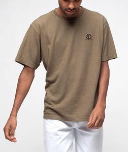 Ropa de calle de gran tamaño peso pesado barato nuevo estilo 100% Camiseta de algodón Logotipo de impresión personalizada camisetas de entrenamiento para hombres - Product Image 6