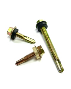 หัวแปลนหกเหลี่ยมสำหรับหลังคาไต้หวันพร้อมเครื่องซักผ้า PVC สกรูเจาะด้วยตนเองไต้หวัน - Product Image 3