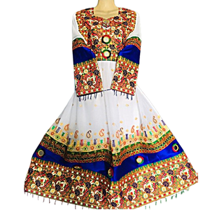 Haute Qualité Robe De Mariée Style Robe Afghani Costume Ethnique Vintage Mode Fantaisie Costume Robe Pashtoune - Product Image 2