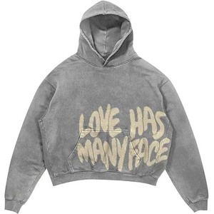 Sweat à capuche personnalisé avec logo, doublure d'hiver, broderie, imperméable et anti-rétrécissement, tricoté avec motif uni - Product Image 4