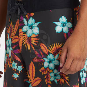 กางเกงขาสั้นผู้ชายผ้าแคนวาสแบบลำลองแห้งเร็วและระบายอากาศได้ดีปรับแต่งได้ด้วยการพิมพ์ดิจิตอลโลโก้ของคุณเอง - Product Image 4