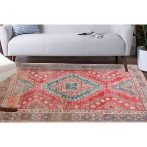 Tapis imprimé style bohème : Petit tapis de couloir en chenille rouge pour décoration de salon de mariage, tapis de voiture, tapis en chenille - Product Image 2