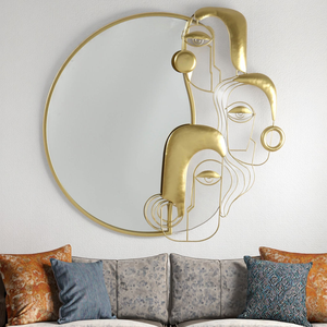 กระจกตกแต่งผนัง ดีไซน์คุณภาพสูง ผลิตด้วยมือ เป็นมิตรกับสิ่งแวดล้อม สำหรับส่งออก ราคาแข่งขัน - Product Image 6