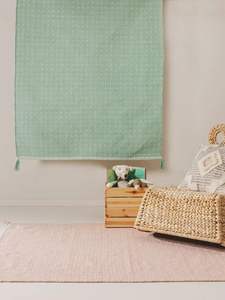 Lytte พรมเด็ก Emil Rose 120x170ซม. ผ้าฝ้ายซักได้สำหรับห้องรับประทานอาหารห้องโถง/ทางเข้าห้องนอนห้องนั่งเล่น - Product Image 2