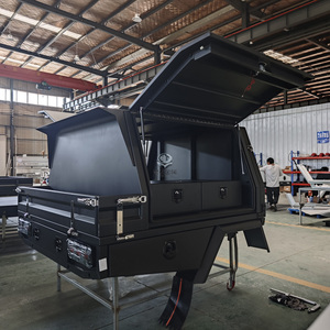 ระบบจัดเก็บของหนักรถบรรทุกกระบะ4x4ถาดอลูมิเนียมพร้อมหลังคาและหลังคาคู่ - Product Image 6