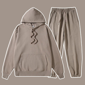 Chándal Personalizado para Hombre, Sudadera con Capucha de Forro Polar y Poliéster, Conjunto Deportivo de Dos Piezas para Hombre 2027 - Product Image 4