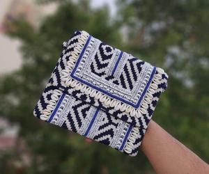 Bolso bandolera bohemio para mujer, bandolera bohemia de India, bolso de mano hecho a mano con cuentas, sobre de noche, bolsos de mano para fiesta - Product Image 5