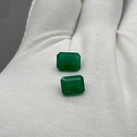 Pierre précieuse de qualité supérieure Émeraude zambienne 8 Ct Octogone facetté Vente en gros Pierre précieuse naturelle en vrac pour fabricant de bijoux en gros