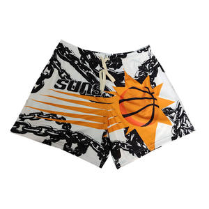 กางเกงขาสั้นตาข่ายคุณภาพสูงสำหรับผู้ชายกางเกงขาสั้นฤดูร้อน2024พรีเมี่ยมสองชั้นดีไซน์เต็มรูปแบบ - Product Image 6