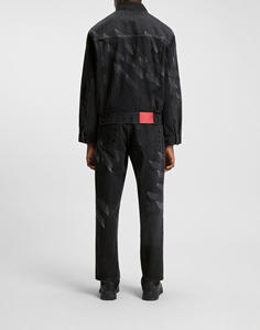 Custom Manufacturer's Men's Winter Streetwear Jacket Oversized Embroidered Denim Jacket For Men - Product Image 3