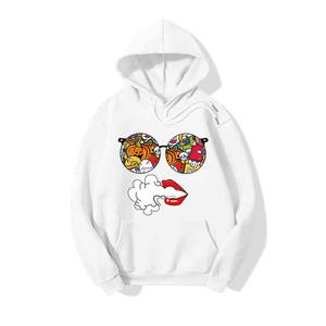 Sudadera con capucha unisex personalizada de alta calidad Funky Colors DTG Estampado de dibujos animados OEM ODM Cuello con capucha de invierno - Product Image 2