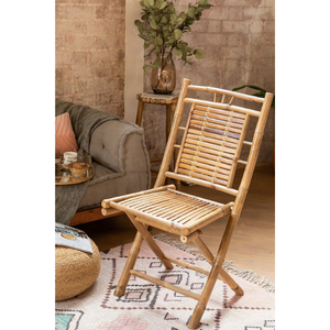 เก้าอี้รับประทานอาหารทำจากไม้ไผ่สำหรับงานแต่งงานและการใช้ชีวิตในบ้านและสวนสำหรับการตั้งค่ากลางแจ้งทำด้วยมือในเวียดนาม - Product Image 1