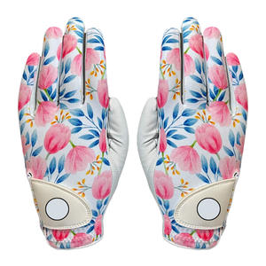 Gants de golf pour hommes et femmes fournisseur en gros OEM Logo personnalisé Cabretta cuir poignée flexible respirant léger design durable - Product Image 4