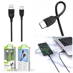 Cable de datos de carga rápida Micro-USB de 1,5 M, material de PVC ISO 3A para iPhone, negro, M, 2017 - Product Image 2