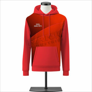 Sweat à capuche pour homme avec capuche réglable Design basique Pull à capuche pour homme avec matière polaire confortable - Product Image 1