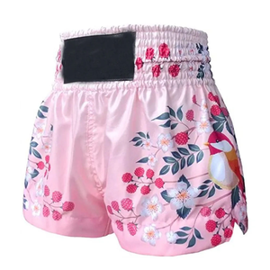 Pantalones cortos de Kick Boxing para hombre de alta calidad hechos a medida 2023, venta al por mayor, ropa de artes marciales para entrenamiento - Product Image 6