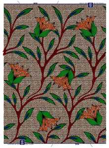 Premium-Quality African Wax Print Cotton Fabric for <b>Party</b> Wear Skirts & Traditional Outfits - Product Image 4