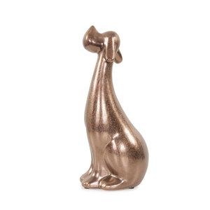 Chien Design Style Moderne Fabriqué À La Main En Métal Plaqué Or Sculpture pour La Maison Hôtel et Décor De Table Meilleure Vente Dernière Qualité 2025 - Product Image 5