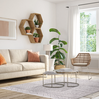 Vavien PP Carpet Collection KREASYON Modern Woven Turkish Carpets Rugs Non-slip Backing High Quality Living Room Area Christmas
