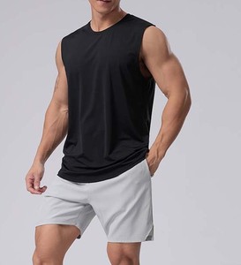 เสื้อกล้ามออกกำลังกายสำหรับผู้ชายเสื้อกล้ามระบายอากาศได้ดีเสื้อเล่นกีฬากล้ามเนื้อแขนกุดเสื้อกล้ามออกกำลังกายวิ่งออกกำลังกายโลโก้ได้ตามต้องการ - Product Image 5