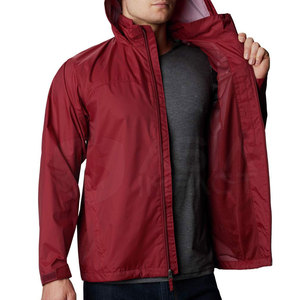 Waterproof <b>Men</b> <b>Rain</b> <b>Jacket</b> <b>Lightweight</b> Windproof Comfortable Ideal For Outdoor Travel Hiking Running And Daily Use - Product Image 3