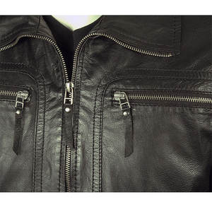 Chaqueta de Cuero para Hombre de Alta Calidad Directo de Fábrica 2026, Estilo Informal para Exteriores con Cuello y Cremallera, Chaqueta de Invierno - Product Image 6