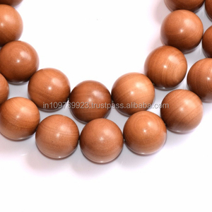 Collar aromático guru, mala budista, cuentas de sándalo - Product Image 1