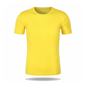 Camiseta de manga corta para hombre, ropa de calle ajustada, de algodón/elastano, ligera, OEM, para gimnasio - Product Image 3