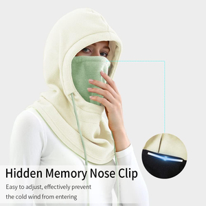 หน้ากากบาลาคลาวาแบบมีโลโก้สั่งทำได้ อุ่นและระบายอากาศได้ดี เหมาะสำหรับกีฬาฤดูหนาวและการผจญภัยกลางแจ้ง เช่น ตกปลา  มีบริการ OEM/ODM - Product Image 3