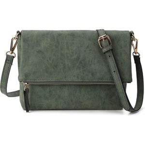 Bolso Bandolera Cruzado de Piel Sintética para Mujer, Bolso de Hombro Casual con Correa Ajustable para Uso Diario - Product Image 3