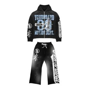 2025 nuevo logotipo personalizado Fabricación de alta calidad chándales de entrenamiento de Color rojo chándales de gimnasio de entrenamiento atlético para hombres - Product Image 2