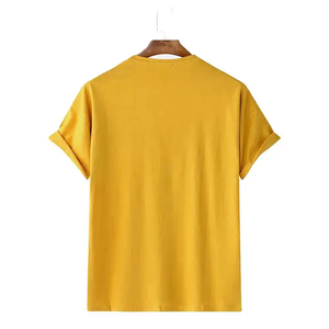 T-shirts unisexes streetwear de haute qualité en coton surdimensionnés, vêtements décontractés lourds, vêtements vierges à personnaliser, t-shirt pour hommes - Product Image 4