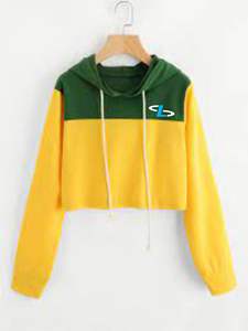 Nouveau Crop Top à Capuche Respirant pour Femmes, Vente en Gros de Crop Top à Capuche pour Femmes, Idéal pour l'Entraînement - Product Image 5