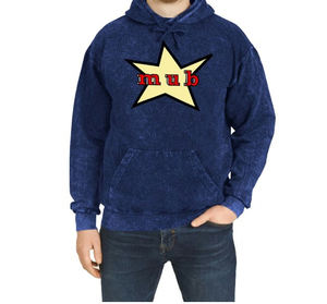 เสื้อฮู้ดแบบสวมหัวฟอกสีกรดของผู้ชายดีไซน์ทันสมัยผ้าพัฟปักสกรีนผ้าฝ้ายขนแกะ100% ฤดูหนาว XS - Product Image 3