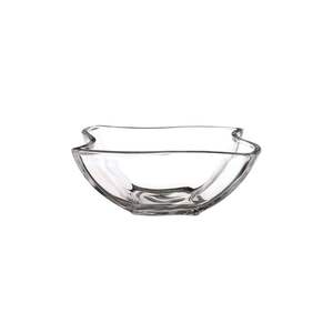 Cuenco de vidrio redondo profundo para servir con borde grueso y abertura ancha, elaborado para porciones grandes o funciones de centro de mesa - Product Image 2