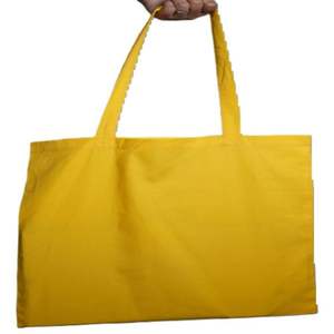 Bolso grande 100% de algodón para mujer, bolso de hombro reutilizable plegable ecológico, logotipo impreso personalizado, compras a granel recicladas - Product Image 1