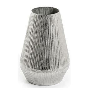 Florero de metal de aluminio de último diseño hecho a mano, florero decorativo con acabado de madreperla para una calidad sostenible - Product Image 6