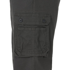 Pantalones tácticos Cargo para hombre con logotipo personalizado al por mayor, muchos bolsillos, lona recta, ropa para el sudor, método de tejido no tejido para - Product Image 5