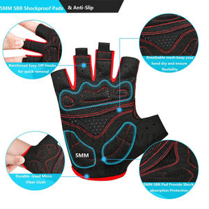 Guantes Tácticos de Medio Dedo para Motociclismo, Guantes sin Dedos para Motocicleta - Product Image 5