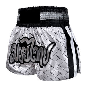 Pantalones cortos de Muay Thai personalizados de alta calidad para hombre al por mayor, pantalones cortos de boxeo para niños, pantalones cortos de Kickboxing Mauy Thai - Product Image 5