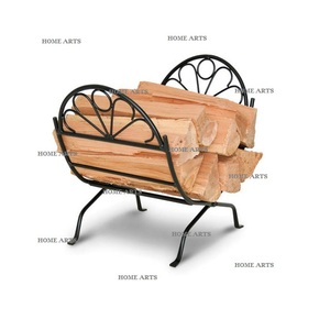 Advantageous Design Iron <b>Heavy</b> <b>Duty</b> Firewood <b>Rack</b> Handmade Fireplace Log <b>Rack</b> For Outdoor Log Storage <b>Rack</b> - Product Image 6