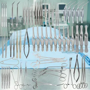 Ensemble d'instruments de chirurgie vasculaire professionnels, 62 pièces, outils médicaux réutilisables - Product Image 3