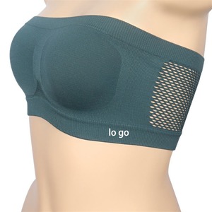 Nuevo Estilo 2025, Sujetadores Deportivos de Moda de Marca Privada, Transpirables, de Spandex/Nailon, Soporte Medio, con Relleno Extraíble, para Mujer, Fitness - Product Image 5