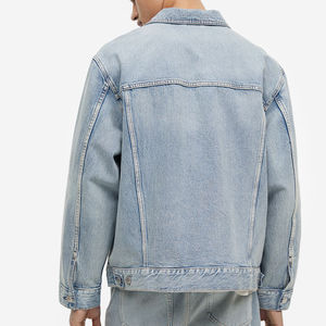 Veste en jean pour hommes de meilleur fournisseur, couleurs et tailles personnalisées de haute qualité, logo à l'avant, service d'hiver OEM - Product Image 4