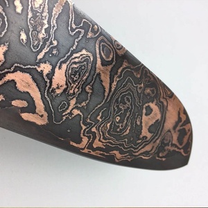 SCL Premium Quality DIY OEM Copper Damascus Steel Chef Knife Straight Reinforced Pakka Wood Handle Multi-Functional Kitchen 1 - Product Image 4