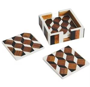 Posavasos de lujo de gran venta, posavasos de piedra atractivos de calidad, nuevo diseño y posavasos hechos a mano - Product Image 3