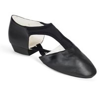 Chaussures de danse de caractère haut de gamme pour femmes en cuir véritable avec talon bas/cubain et semelle antidérapante pour scène, ballet et danse de salon