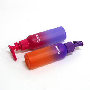 2025ปั๊มโลชั่นขวดพลาสติก PET ไล่ระดับสีสำหรับเจลอาบน้ำแชมพูเจลล้างมือ - Product Image 1